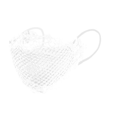 OZDOBNA MASKA OCHRONNA MASECZKA KORONKOWA BLACK