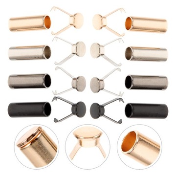 Набор застежек для шнурков, кончиков для шнурков 8 шт.