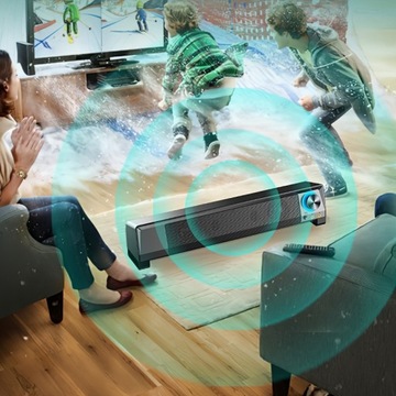 Стереозвуковая панель, компьютерный динамик с питанием от USB, регулятором громкости, наушниками