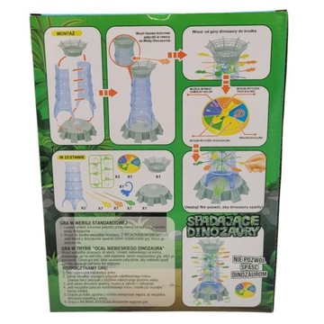 GRA ZRĘCZNOŚCIOWA SPADAJĄCE DINOZAURY jak małpki