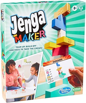 GRA zręcznościowa Jenga Maker Hasbro Gaming Polska Wersja