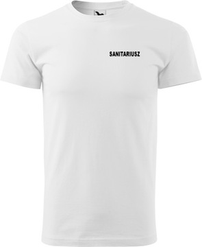 Męska koszulka Sanitariusz bawełniana dla Sanitariusza 3XL