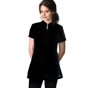 ФАРТУК ПАРИКМАХЕРСКИЙ ЖЕНСКИЙ ПЯТЯНОСТОЙКИЙ косметический XXXL ЧЕРНЫЙ БЕЛЫЙ РОЗОВЫЙ