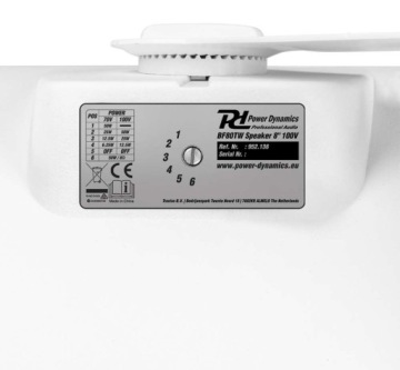 Колонка ВЫХ/ВХ 1 шт. 100 В, 8 Ом, 50 Вт, 8 дюймов, IPX5 PD