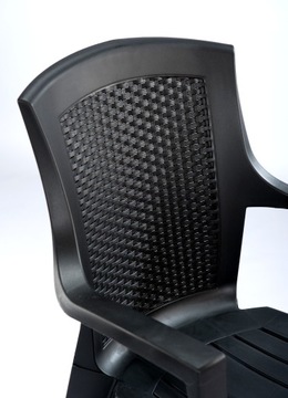 MOCNE Włoskie Krzesło ogrodowe EDEN 3kolory RATTAN