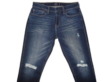Spodnie dżinsy HOLLISTER W31/L32=41,5/100cm jeansy