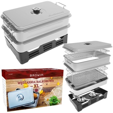WĘDZARNIA BALKONOWA Z REGULACJĄ POJEMNOŚCI 330007 BROWIN