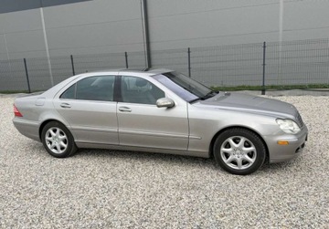 Mercedes Klasa S W220 Sedan 5.0 V8 (500) 306KM 2004 Mercedes-Benz Klasa S 4x4 S500 306 KM 2004r Bdb Stan Warszawa 5.0