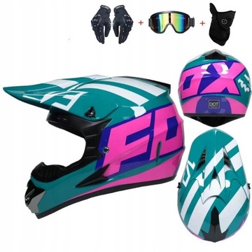KASK MOTOCYKLOWY OFF-ROAD ENDURO MOTOCROSS
