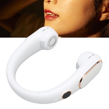 МИНИ-ВЕНТИЛЯТОР ПОРТАТИВНЫЙ ВЕНТИЛЯТОР USB ПОДВЕСНЫЕ НАУШНИКИ БЕЗ ЛИСТЕЙ МОЩНЫЕ