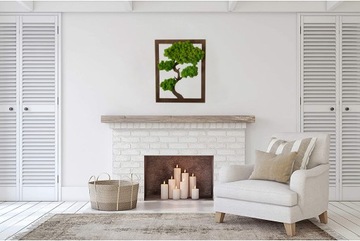 МОСС КАРТИНА БОНСАЙ МОСС ХРОБОТУС ДЕРЕВО В ПОДАРОК ​​НА РОЖДЕСТВО