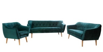ZESTAW STYL SKANDYNAWSKI SOFA 3+2+1 NOWOŚĆ KOLORY