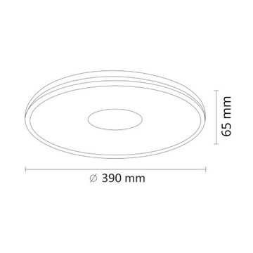 PLAFON ŁAZIENKOWY SUFITOWY 48W LED EFEKT GWIAZD CCT PILOT IP44 DEKORACJA