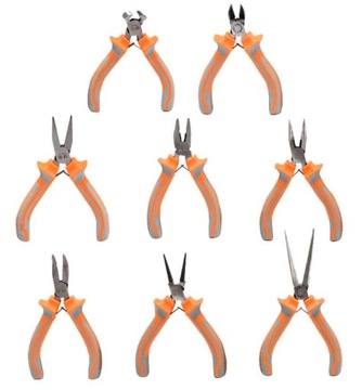 Zestaw mini szczypce kombinerki 8 szt. precyzyjne