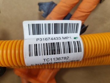 VOLVO C40 XC40 KABEL VYSOKÉHO NAPÍNÁK 31674433