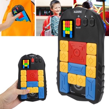 PUZZLE GRA PAMIĘCIOWA ZABAWKAZ EKRANEM LED DLA DZIECI + 500 POZIOMÓW