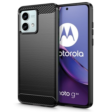 TECH-PROTECT - ETUI CASE COVER TPU DO MOTOROLA MOTO G84 5G - BRUSHED BLACK