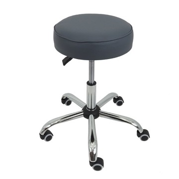 Taboret hoker stołek szpitala przychodni chrome kosmetyczny stomatologiczny