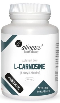 ALINESS L-CARNOSINE 500mg - 60kaps vege