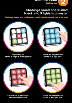 ЭЛЕКТРОННЫЙ КУБИК РУБИКА POP IT GAME 7 ХИТ ИГРЫ ДЛЯ РАЗУМА И ПАМЯТИ