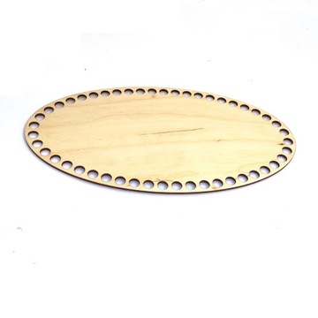 MDK Baza do koszyczka owal 27,5x14,5cm sklejka 3mm