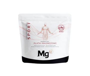 Płatki Magnezowe Mg12 SPORT do kąpieli regeneracji po treningu ciała 1 kg