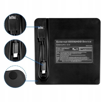 Przenośny napęd CD do nagrywania TYPE-C/USB3.0 DVD-RW Zewnętrzny napęd CD do notebooka