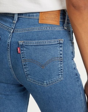 Spodnie jeansy damskie skinny LEVI'S niebieskie W29 L28