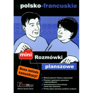 ROZMÓWKI PLANSZOWE MINI POLSKO-FRANCUSKIE. Hawk, Paznowicz