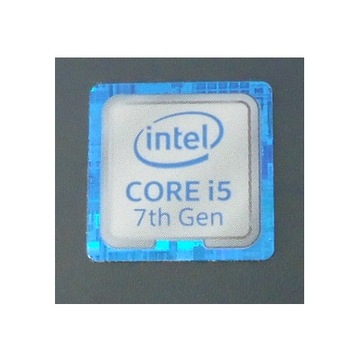 Naklejka Intel Core i5 7th Gen 18x18 mm [109c]