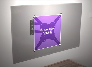 Крепление для телевизора 23-55 дюймов UNIVERSAL Поворотная вешалка регулировка VESA