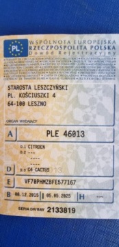 Citroen C4 Cactus 2015 Citroen C4 Cactus 122015r, 1.2 Benzyna. Lekko uszkodzony lewy tyl. Jezdzi., zdjęcie 18