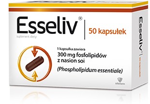 ESSELIV 50kaps FOSFOLIPIDY SOJOWE WĄTROBA