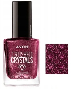 AVON Crushed Crystals Lakier paznokci Crushed Crystals 3D OPULENT CRIMSON