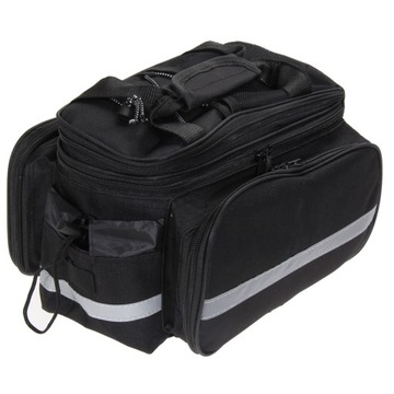 TORBA SAKWA NA BAGAŻNIK 30 L CZARNA + KIESZENIE