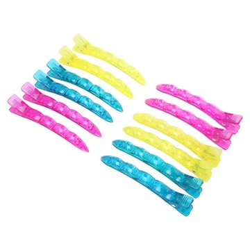 12 шт., заколка для волос «утка патна», разноцветная заколка из АБС-пластика для ES