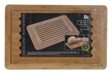 БАМБУКОВАЯ РАЗДЕЛОЧНАЯ ДОСКА ДЛЯ ХЛЕБА 38х24