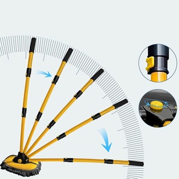 ТЕЛЕСКОПИЧЕСКАЯ ЩЕТКА ДЛЯ МОЙКИ АВТОМОБИЛЯ ЩЕТКА ДЛЯ ЧИСТКИ МИКРОФИБРЫ