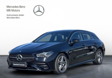 Mercedes CLA C118/X118 Shooting Brake Facelifting 1.3 200 163KM 2025 Mercedes-Benz CLA SalonPL AMG Line Panorama Tempomat LED Kamera FV VAT23