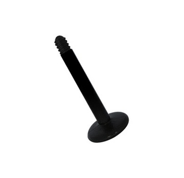 BioPlast klasyczny pręcik typu labret 1,2/8 Czarny