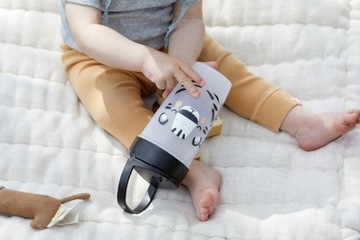 LOVI КРУЖКА С СОЛЬЮ И ПЕРЦЕМ СОЛОМОЧКА 250мл 12мес+