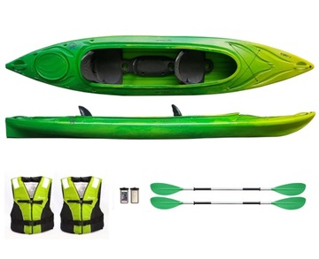 Zestaw Kajak Sprinter II+ Wiosło Kamizelka Etui