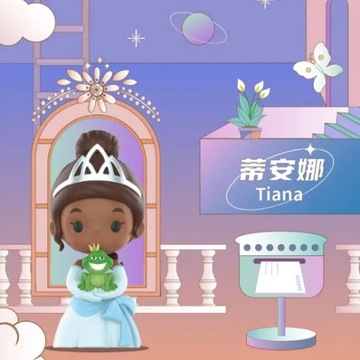 POPMART Принцесса Сказка Дружба Серия слепая коробка Игрушка для девочек Kawaii