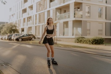 Фигурные коньки 2in1 RAVEN Advance черный/мятный 38-42