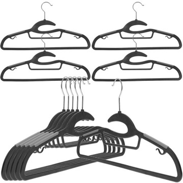 10 ШТ. ОЧЕНЬ ШИРОКИЕ ВЕШАЛКИ ПЛАСТИКОВАЯ ВЕШАЛКА ДЛЯ ОДЕЖДЫ