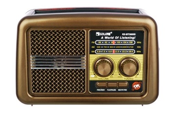 RADIO PRZENOŚNE SOLARNE AKUMULATOROWE Z USB