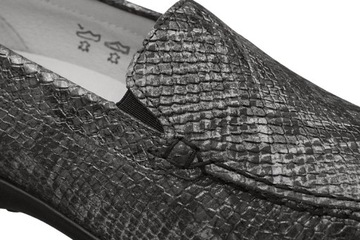 Mokasyny WALDLAUFER 640004 r.37,5 (4,5) Tęgość K Haluksy Półbuty Klare