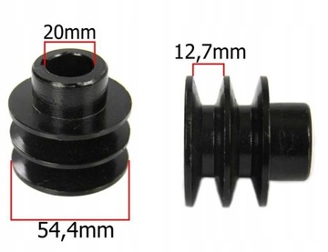 ШКИВ ДЛЯ ДВИГАТЕЛЯ 7Л.С. 54,4ММ