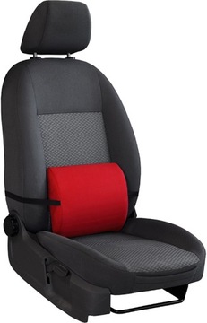 Poduszka Lędźwiowa Pod Plecy Ergonomiczna Czerwona