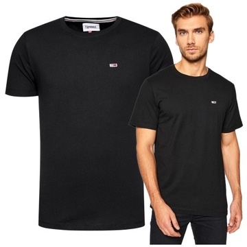 TOMMY JEANS HILFIGER CZARNY T-SHIRT BASIC